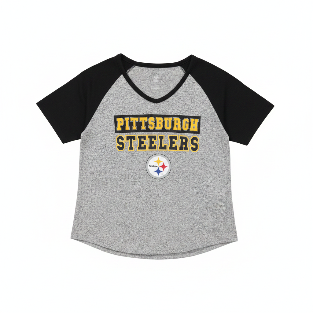 Pittsburgh Steelers tee - flat lay