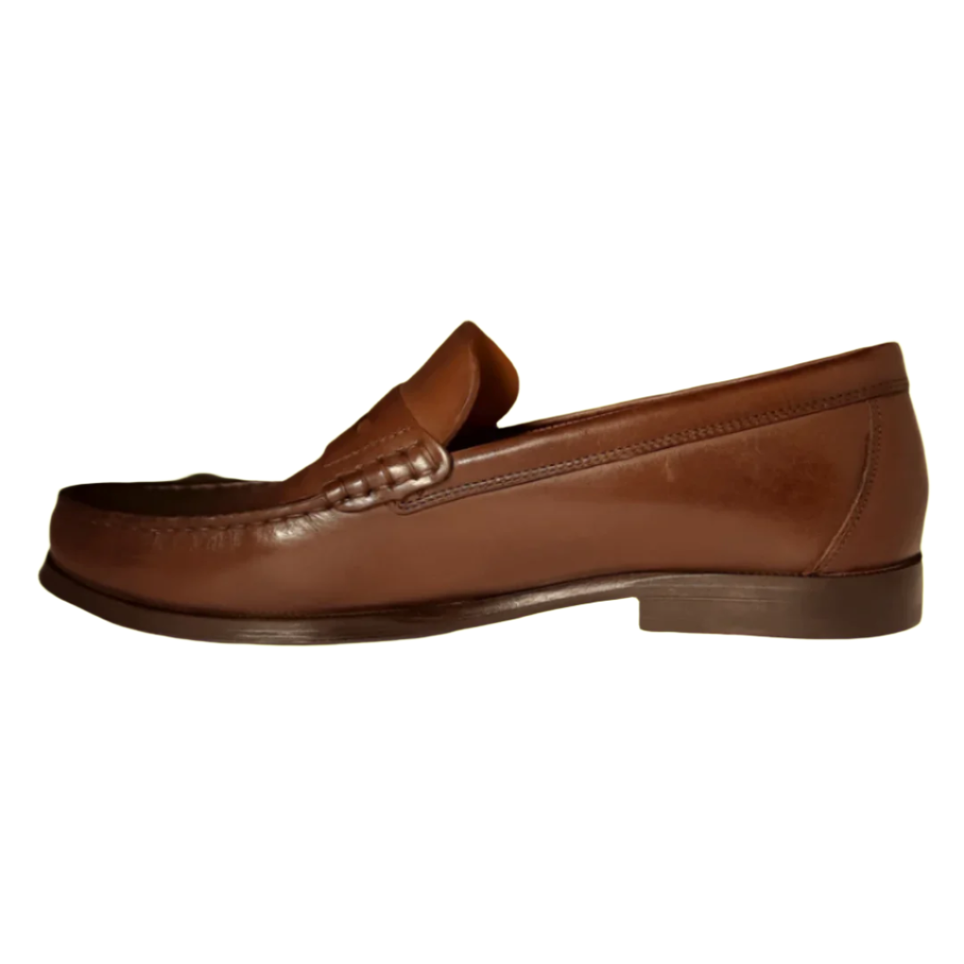 Massimo Dutti Brown Leather Penny