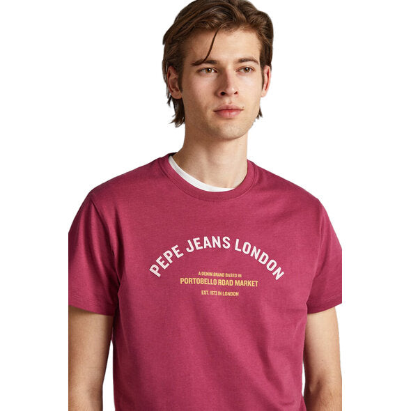 Pepe Jeans Waddon Crushed Berry Shirt for Men - Modern Gentleman