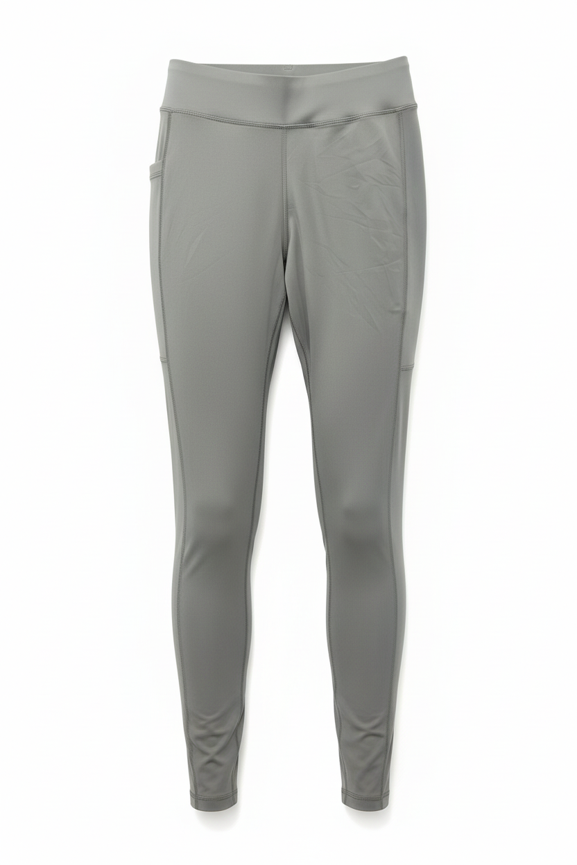 Plain Grey Leggings Full
