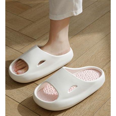 GHAKE Pink Foot Massage Slippers with Pressure Points on Specific Areas of the Body