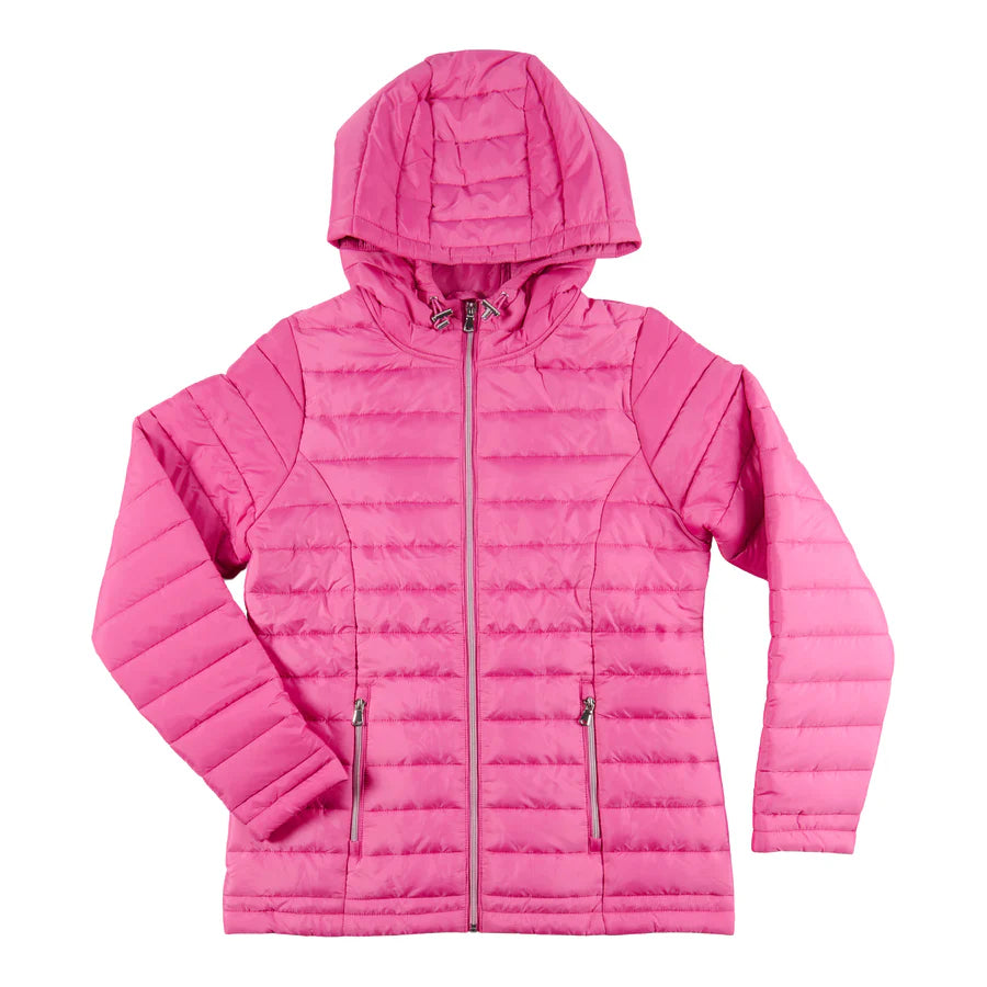 MySTYLE Women's Winter Puffer Jacket Pink