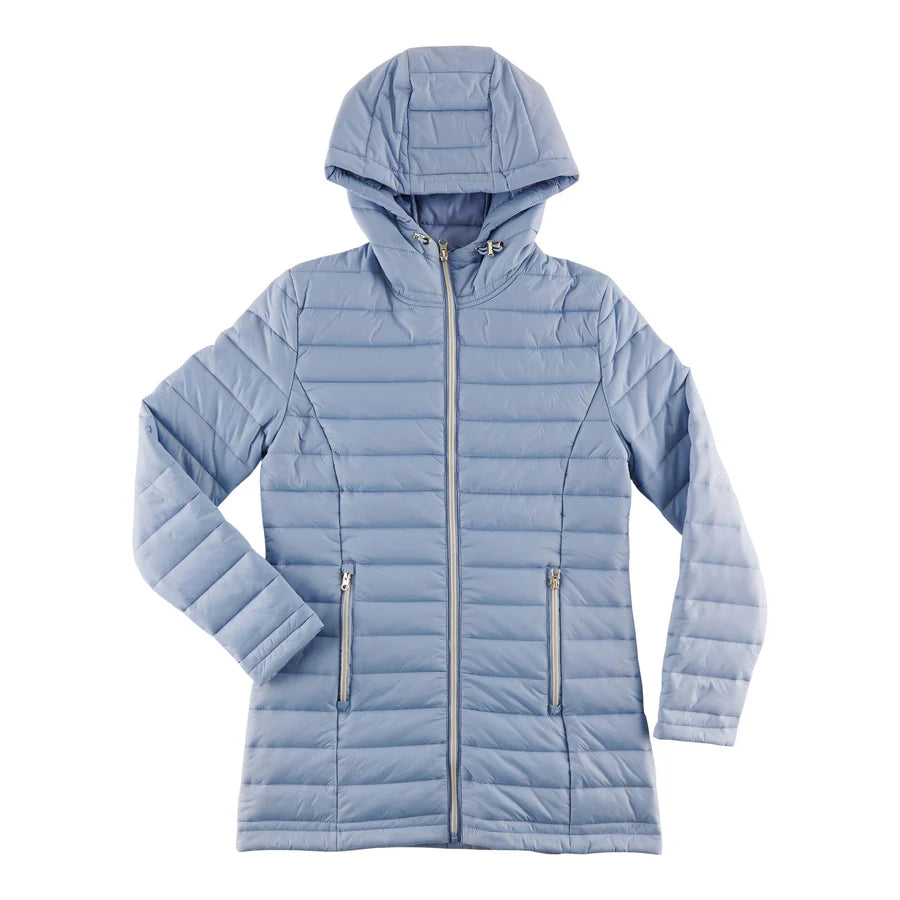 MySTYLE Women's Winter Puffer Jacket Sky Blue
