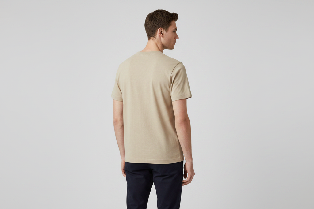 PRL Beige Tee — Back 3Q