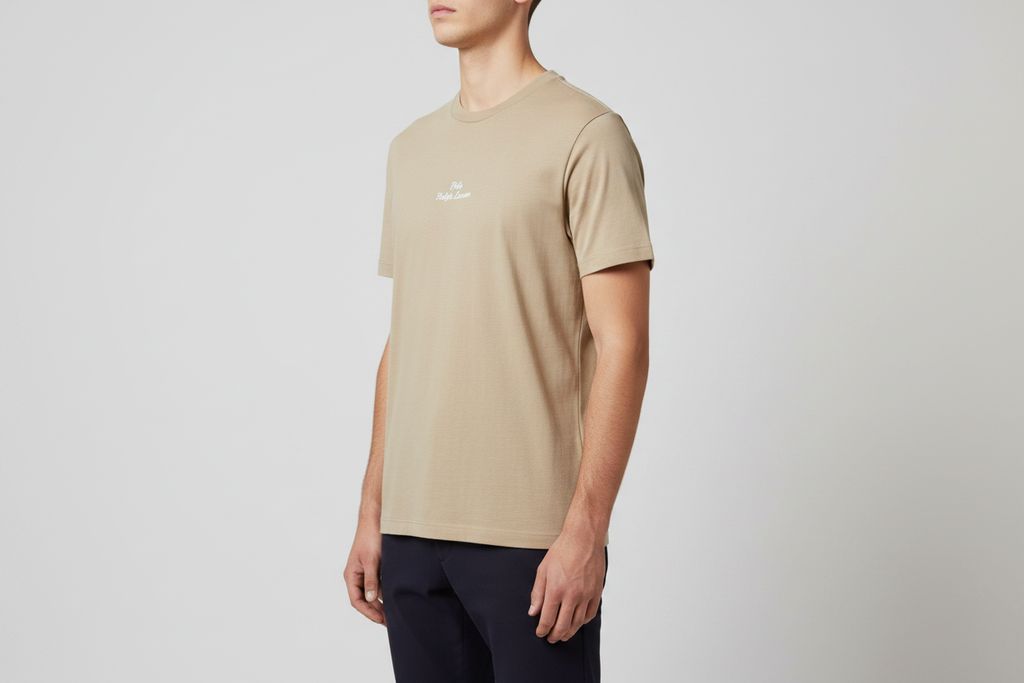 PRL Beige Tee — Side