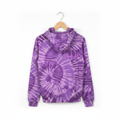 Purple Tie-Dye Hoodie - Back