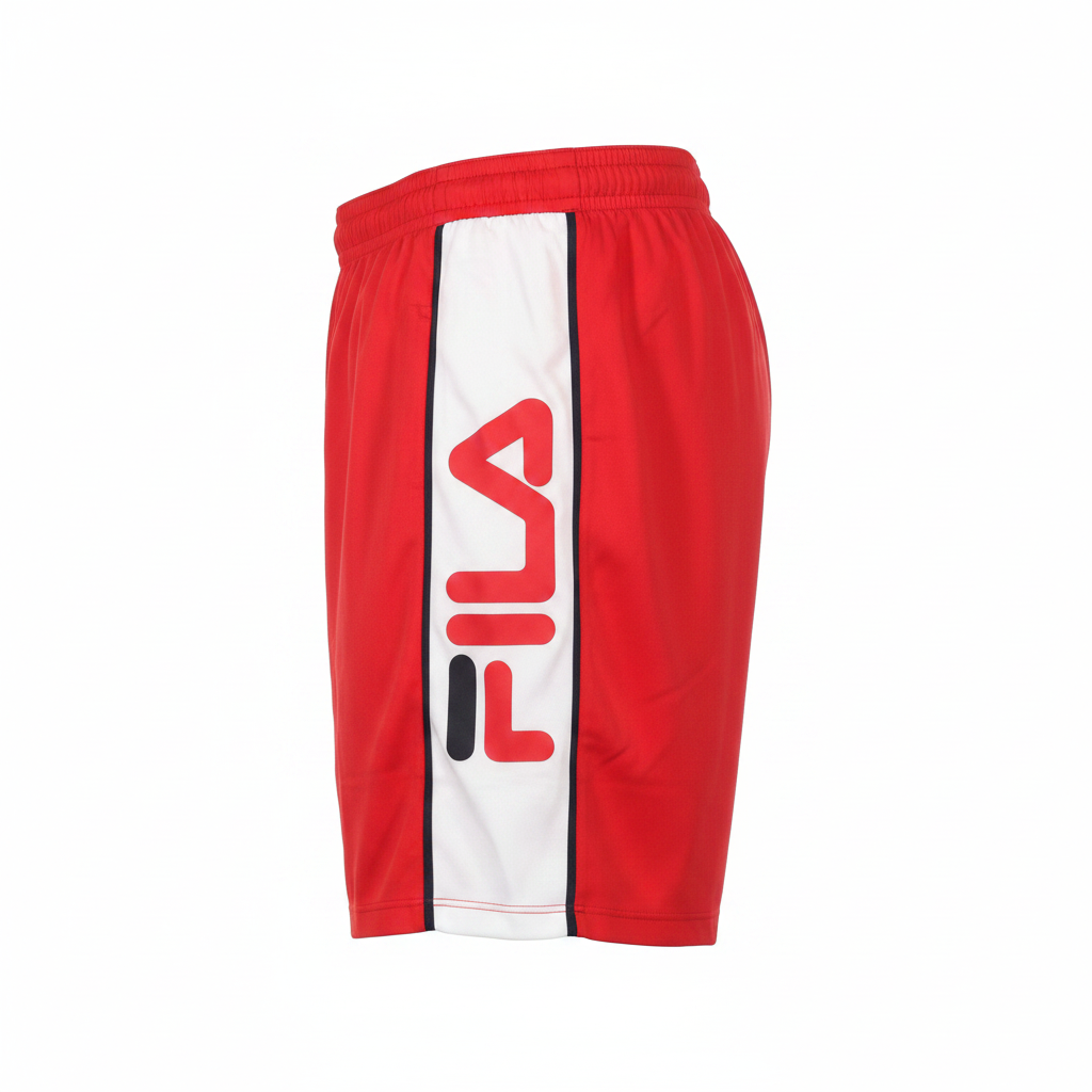 Red Athletic Shorts - Side