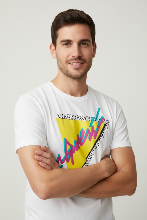 Retro Graphic Tee - Men's On-Model