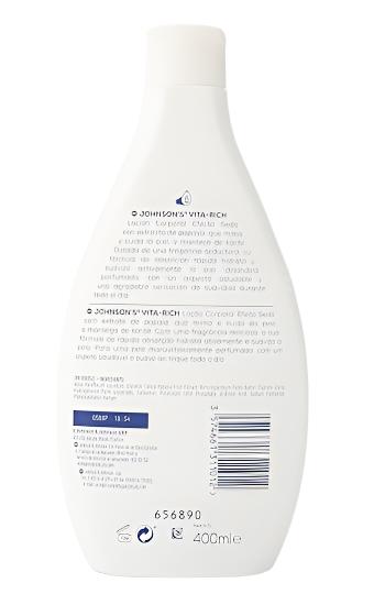 Johnson's Vita Rich Efecto Seda Papaya Body Lotion 400 ml