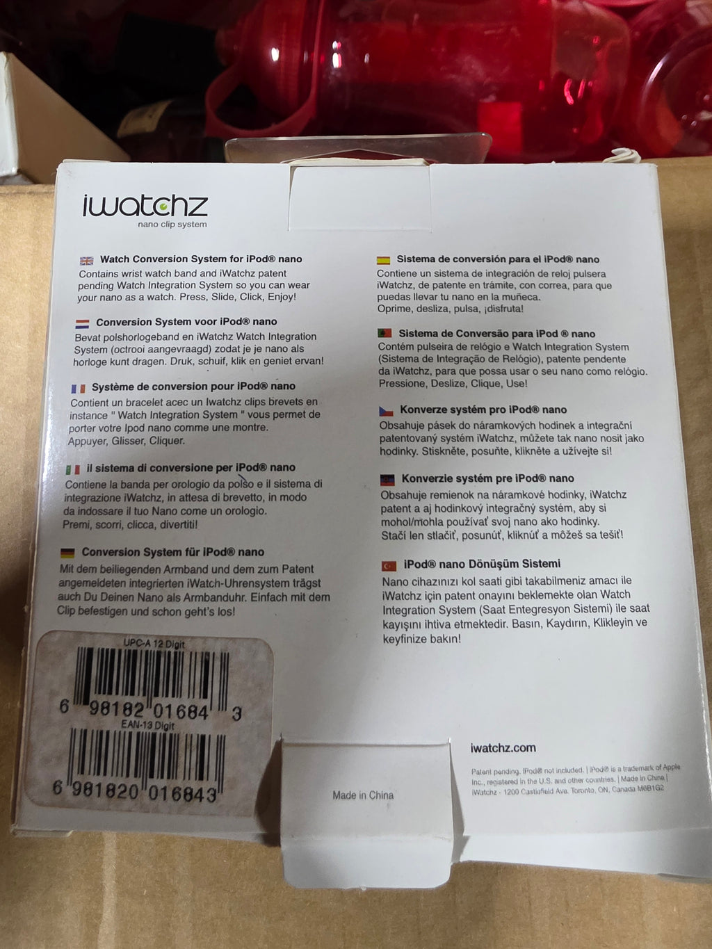 iwatchz nano clip system