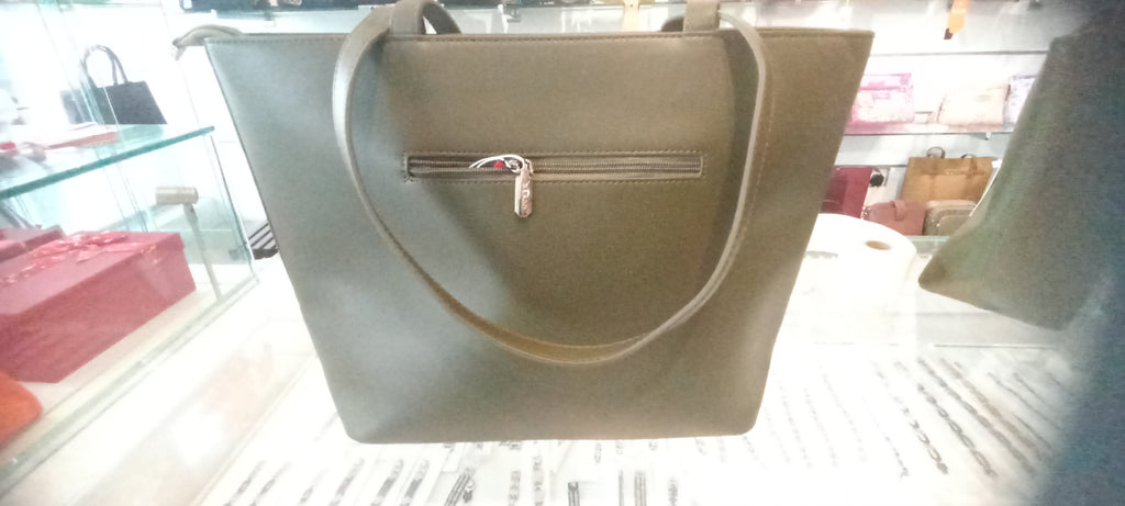 Olive green women's handbag (BAGCO)