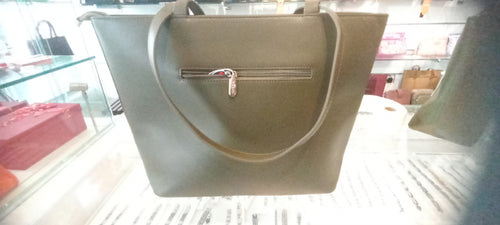 Olive green women's handbag (BAGOO)