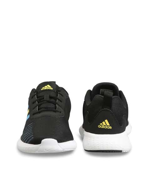 Adidas Men's Fuseo M Running Shoes 'Core Black / Blue / Yellow' - [GC0902]