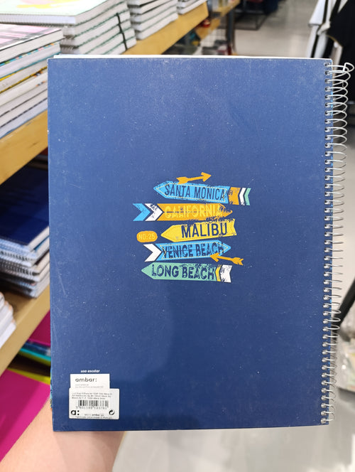 Wave ambar silk notebook