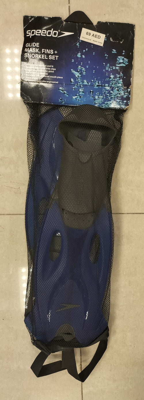 Speedo Adjustable Blue Fins