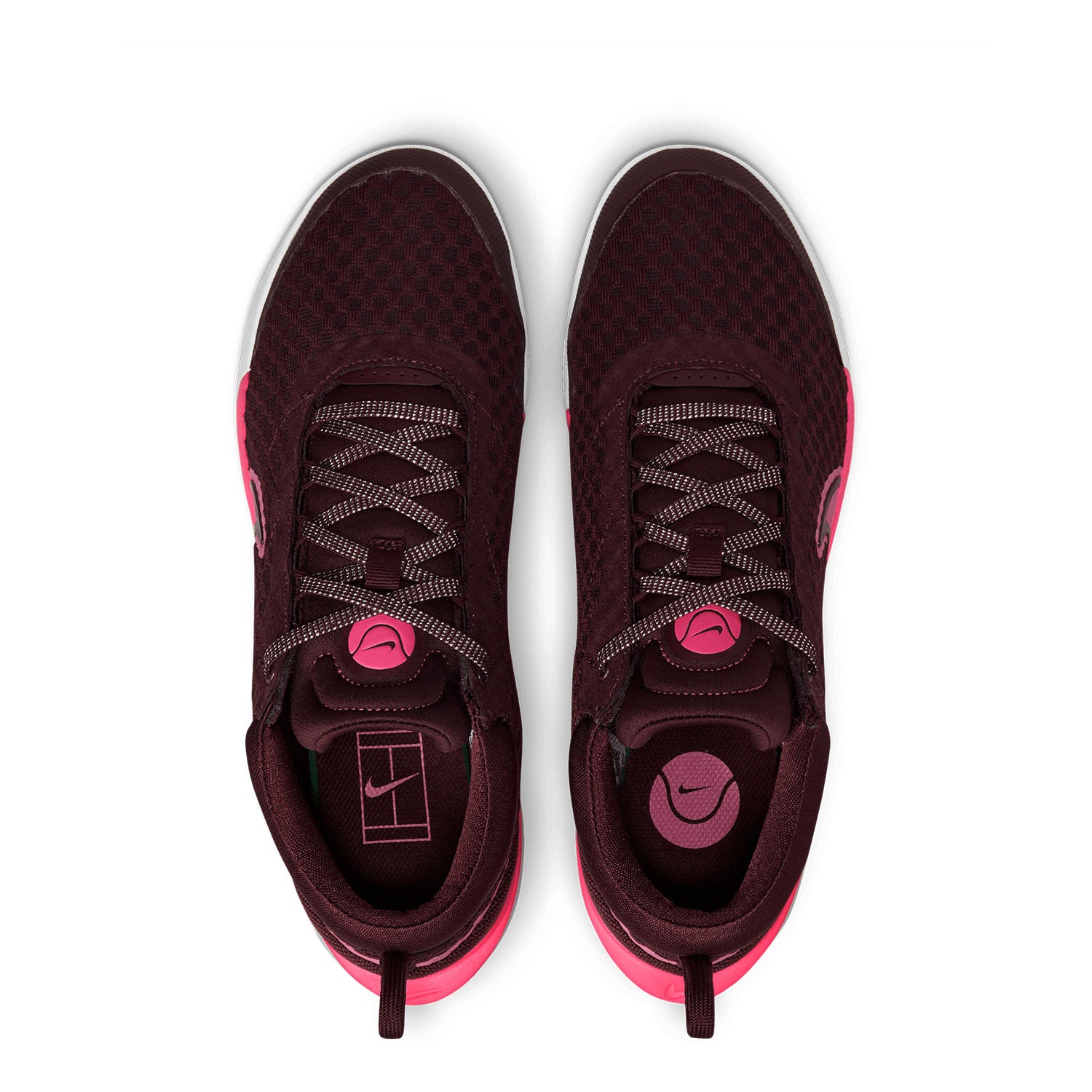 Nike Court Zoom Pro HC Premium 'Burgundy Pink' Women's Shoes - (DQ4683-600)