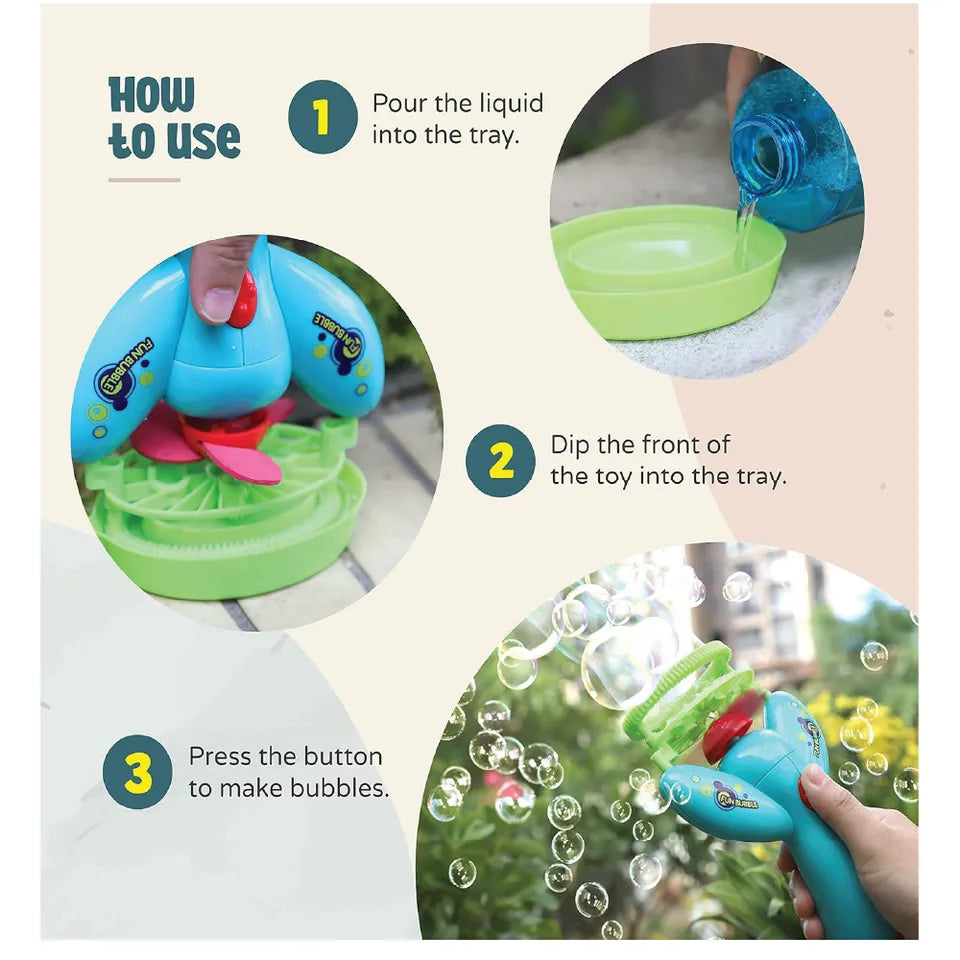 Bubble Burst - Bubble Machine – Automatic Blowing Bubble Gun Toys For Girls And Boys