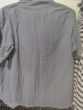 Short-Sleeve Micro-Pattern Casual Shirt