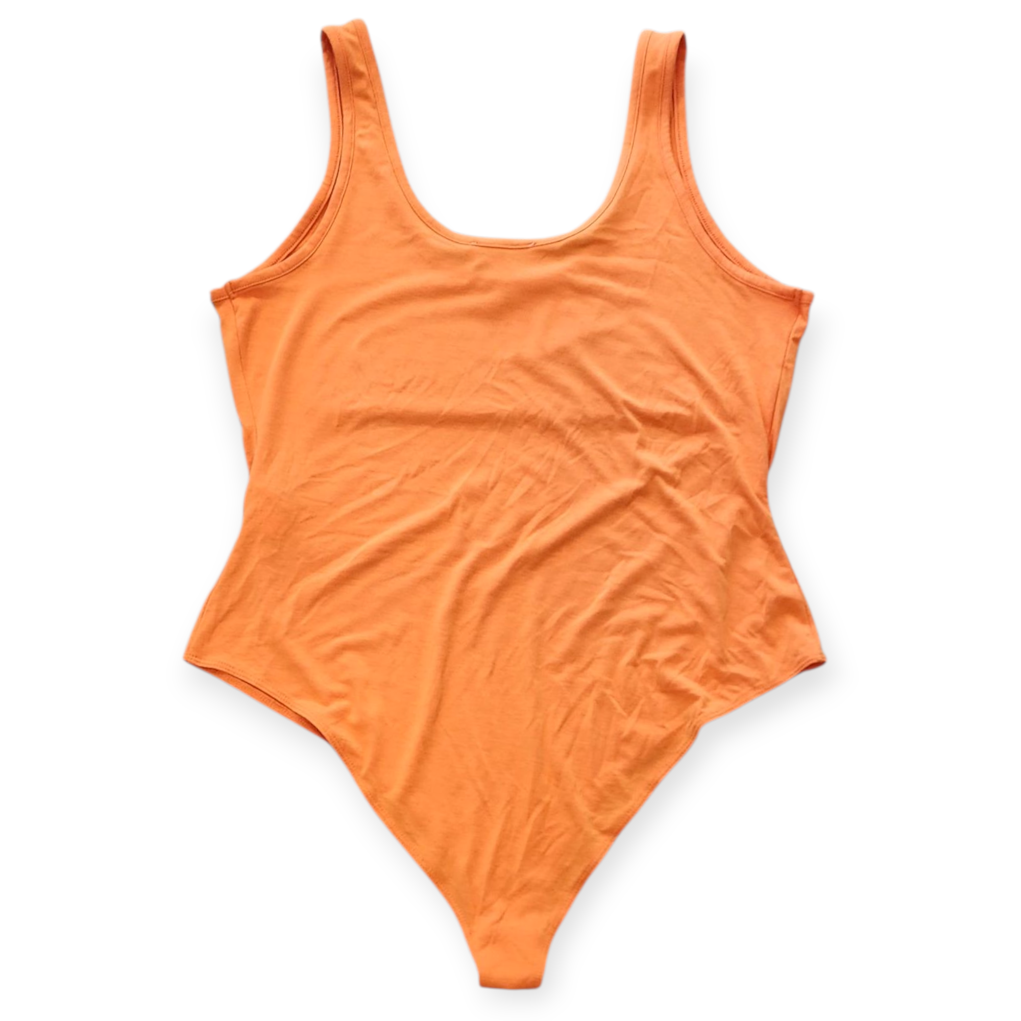FOREVER 21+ ORANGE WOMEN'S BODYSUIT