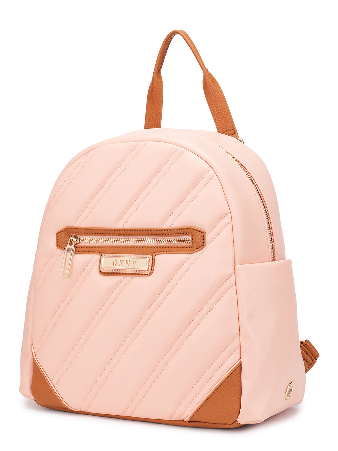 DKNY BIAS Range Peach Bloom Soft One Size Backpack