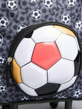 Kids Trolley School Bag with Football Design.