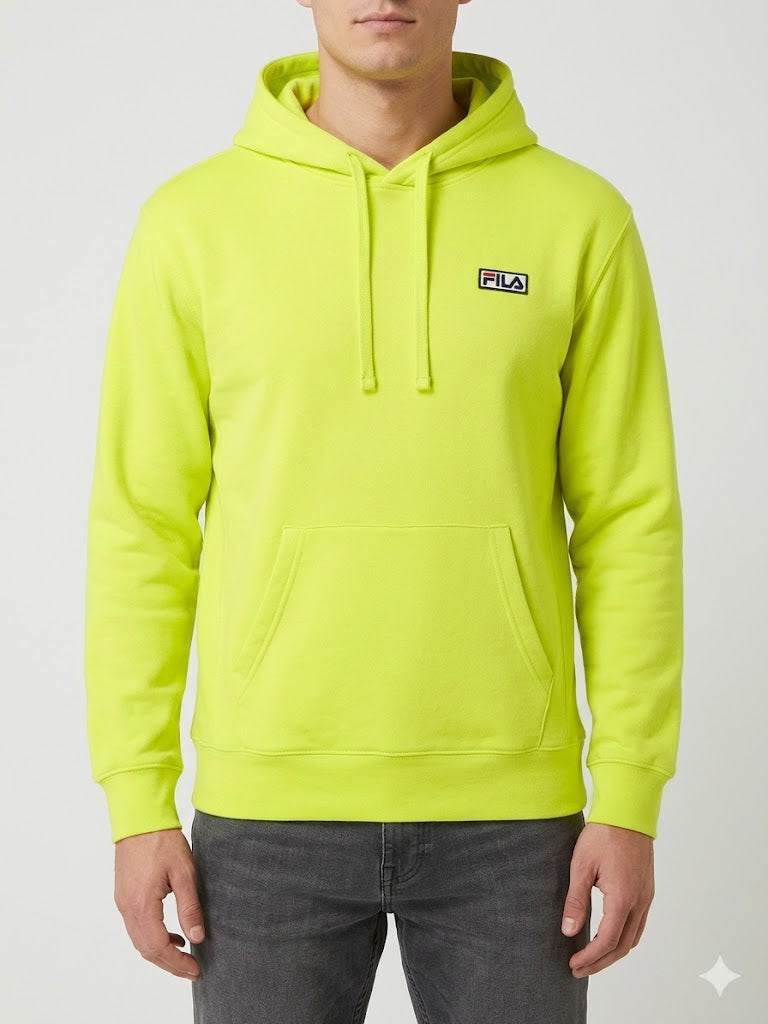 FILA Classic Algot Pullover Hoodie 'Lime Green' - (LM03A188-376)