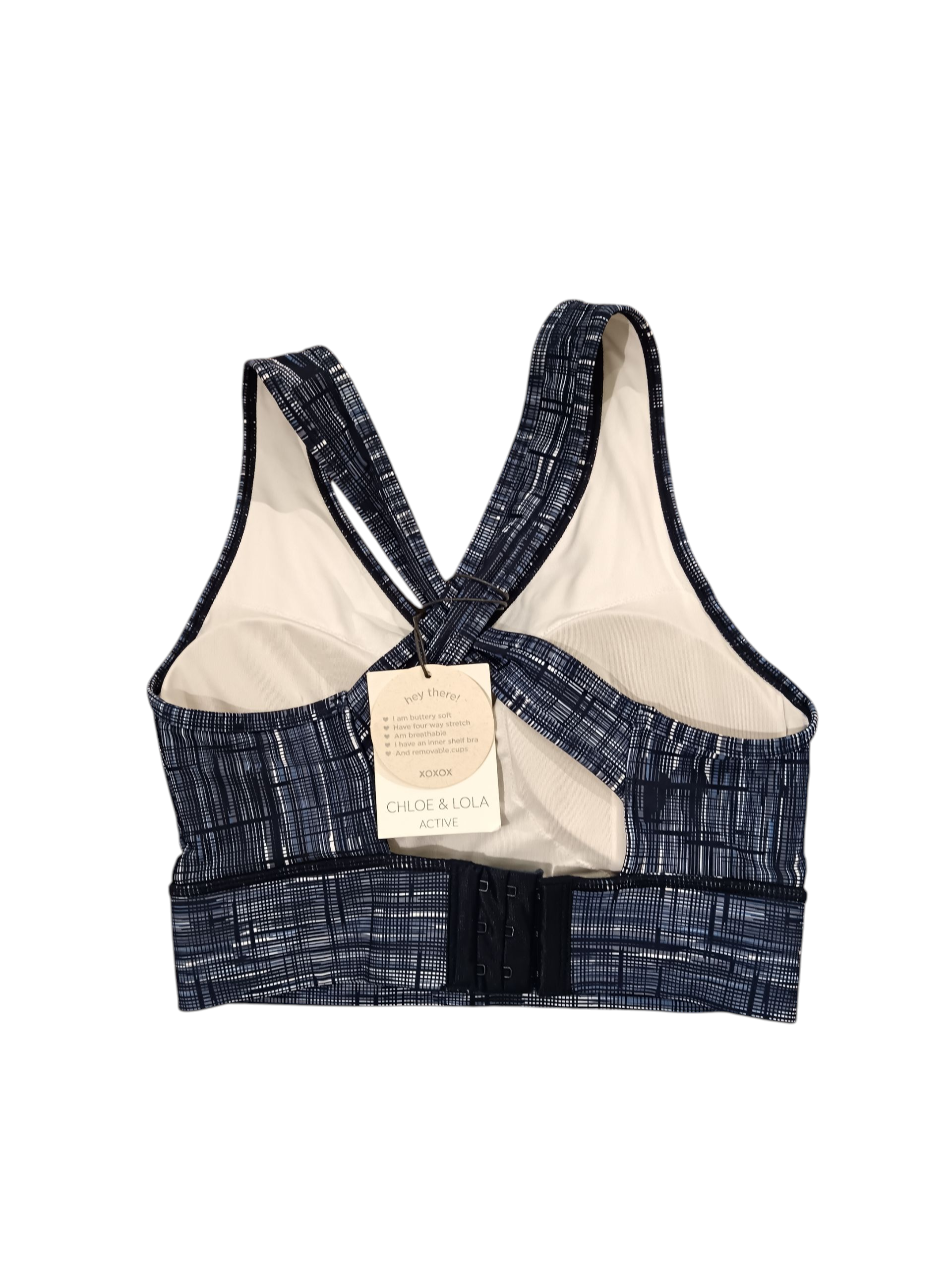 CHLOE LOLA Women's bra solid blue