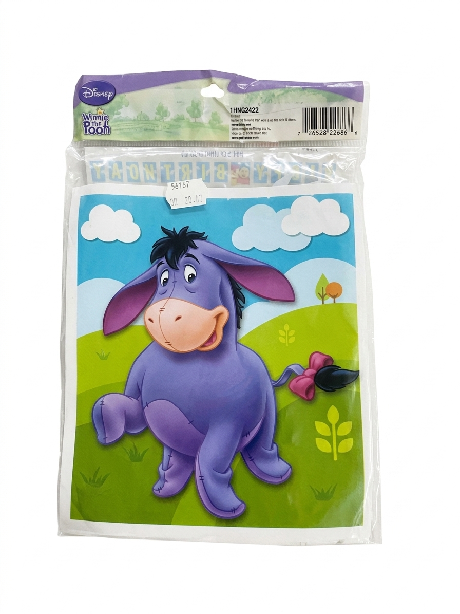 Winnie the Pooh Birthday Banner Hanging Decoration Party - Hallmark Disney