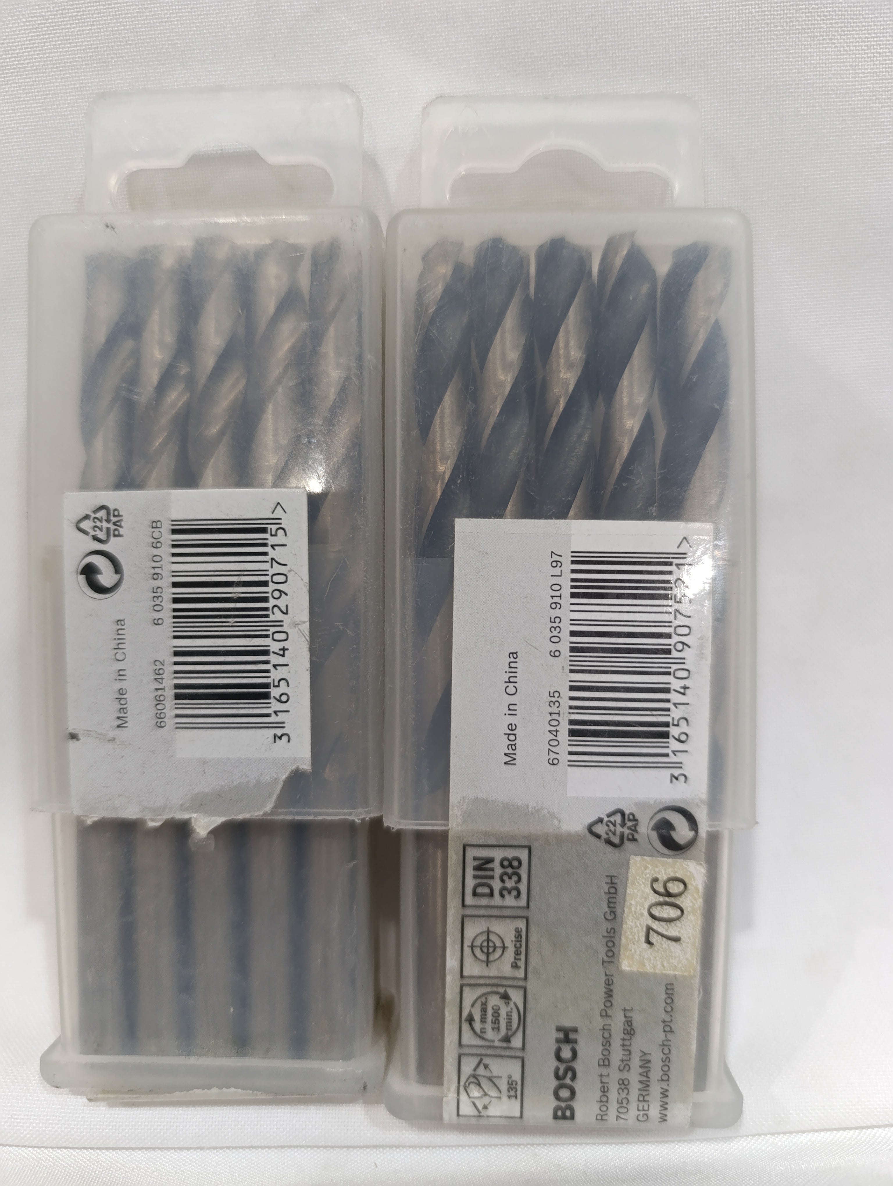 BOSCH HSS-G Metal drill bits ¢7.5mm 10 X