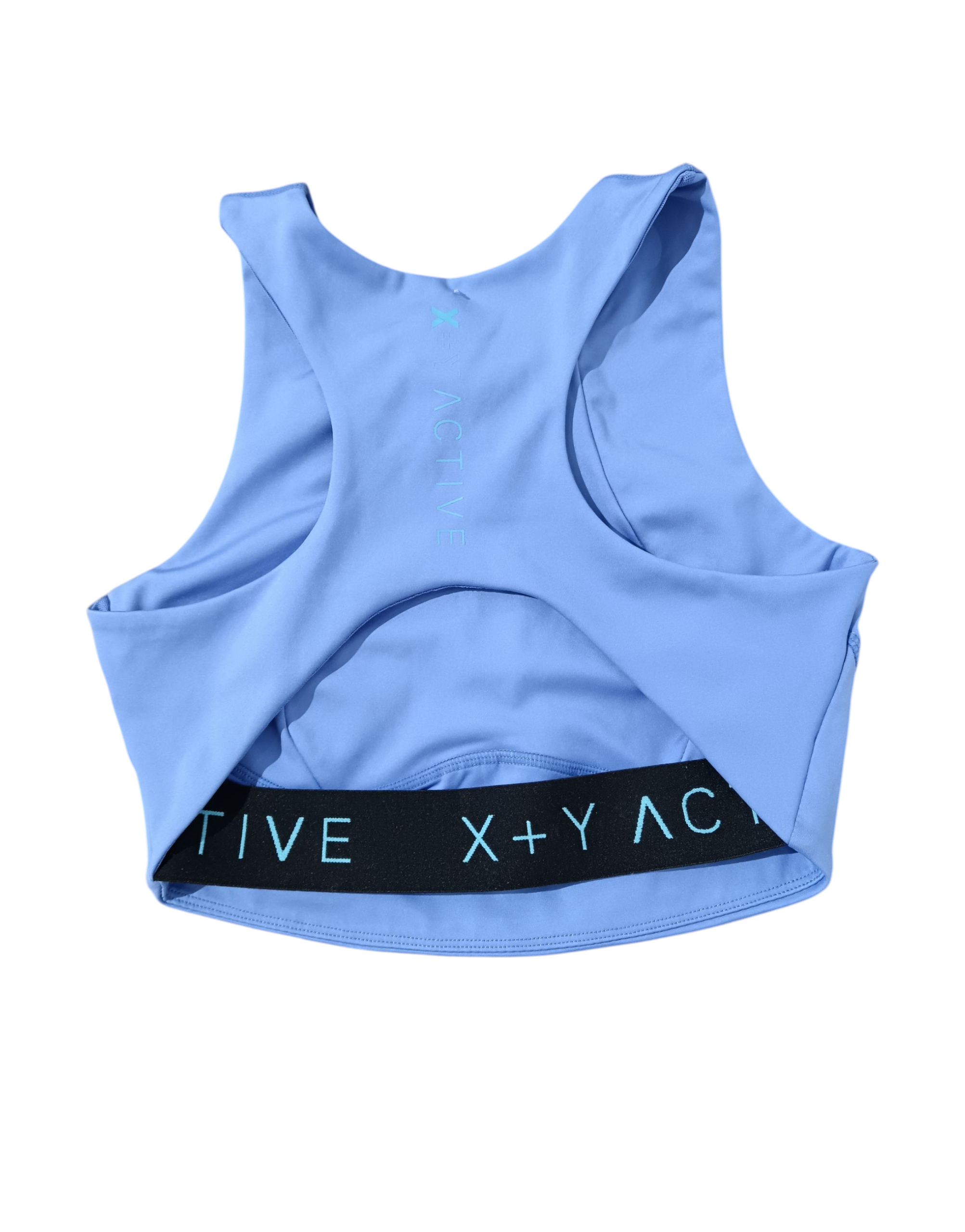 X+Y ACTIVE Women's bra in a cool blue color