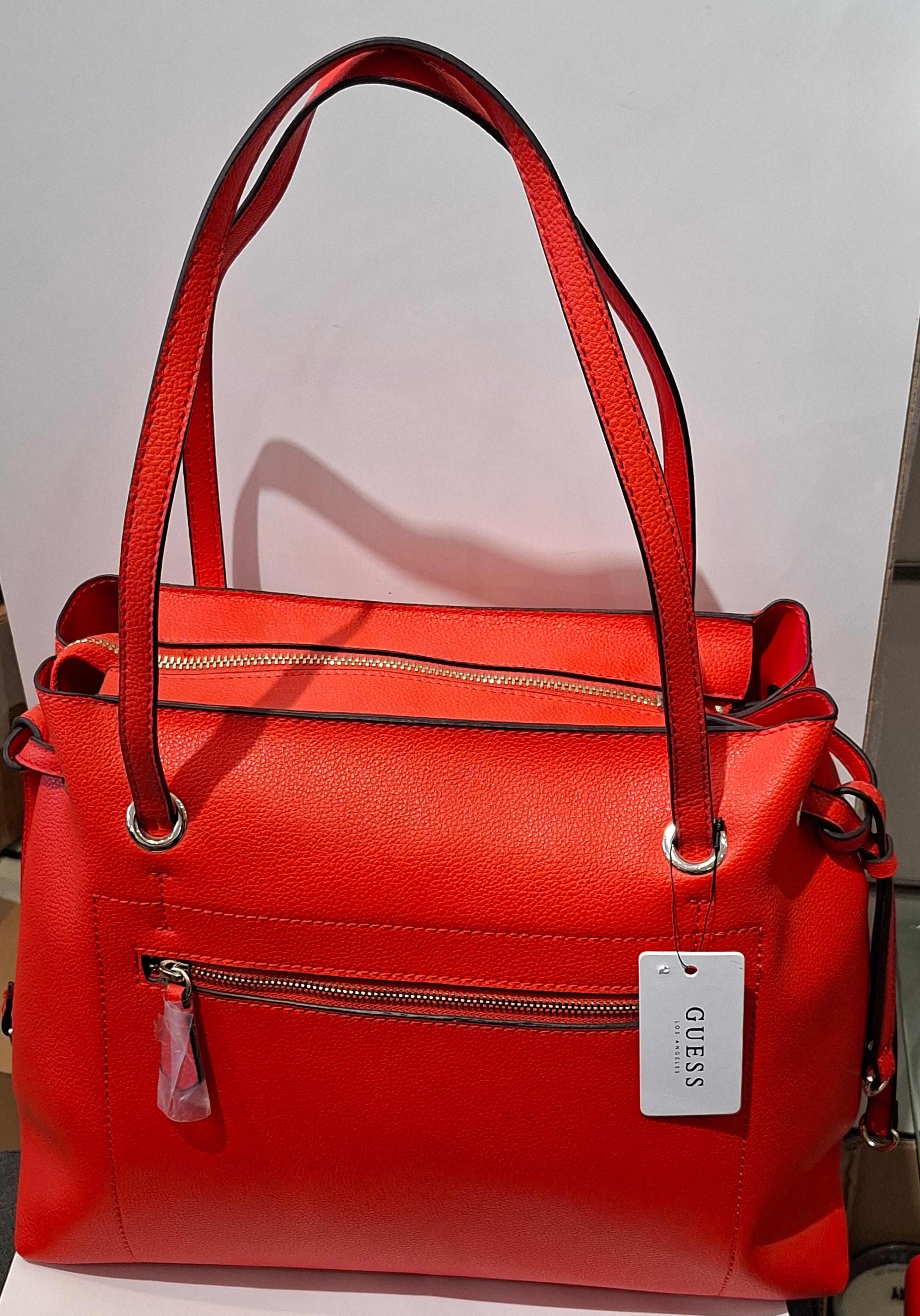 GUESS حقيبة يد نسائية حمراء VG685324