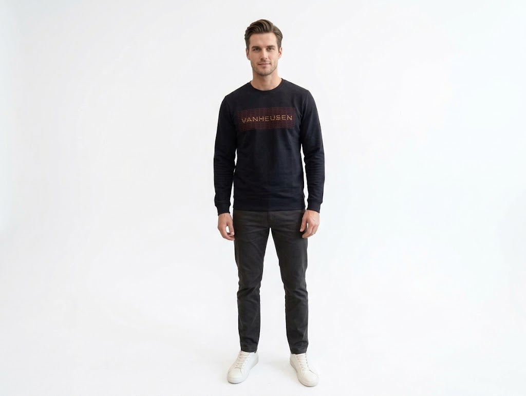 Van Heusen move slim fit Navy blue