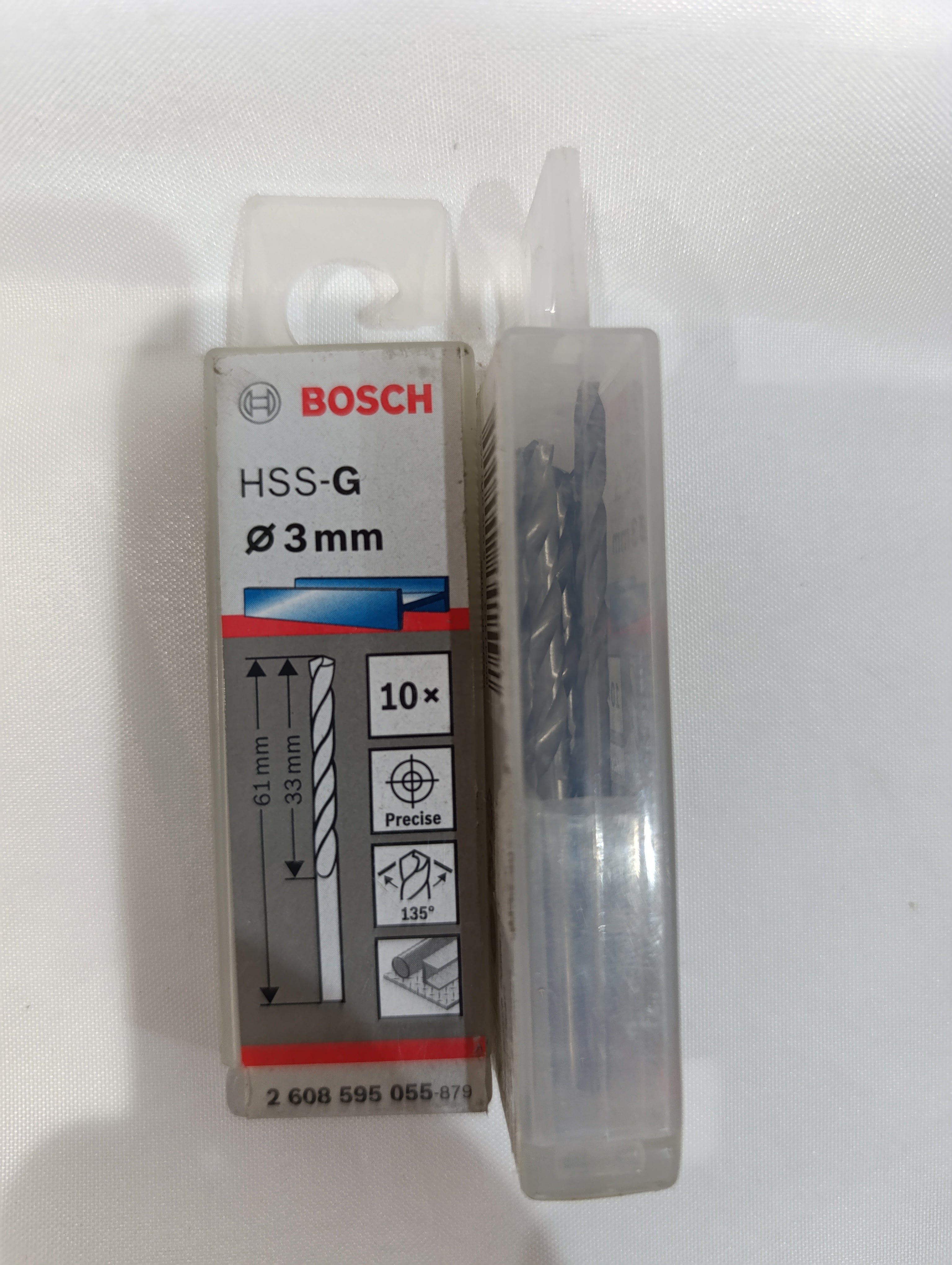 BOSCH HSS-G Metal drill bits ¢3mm 10X