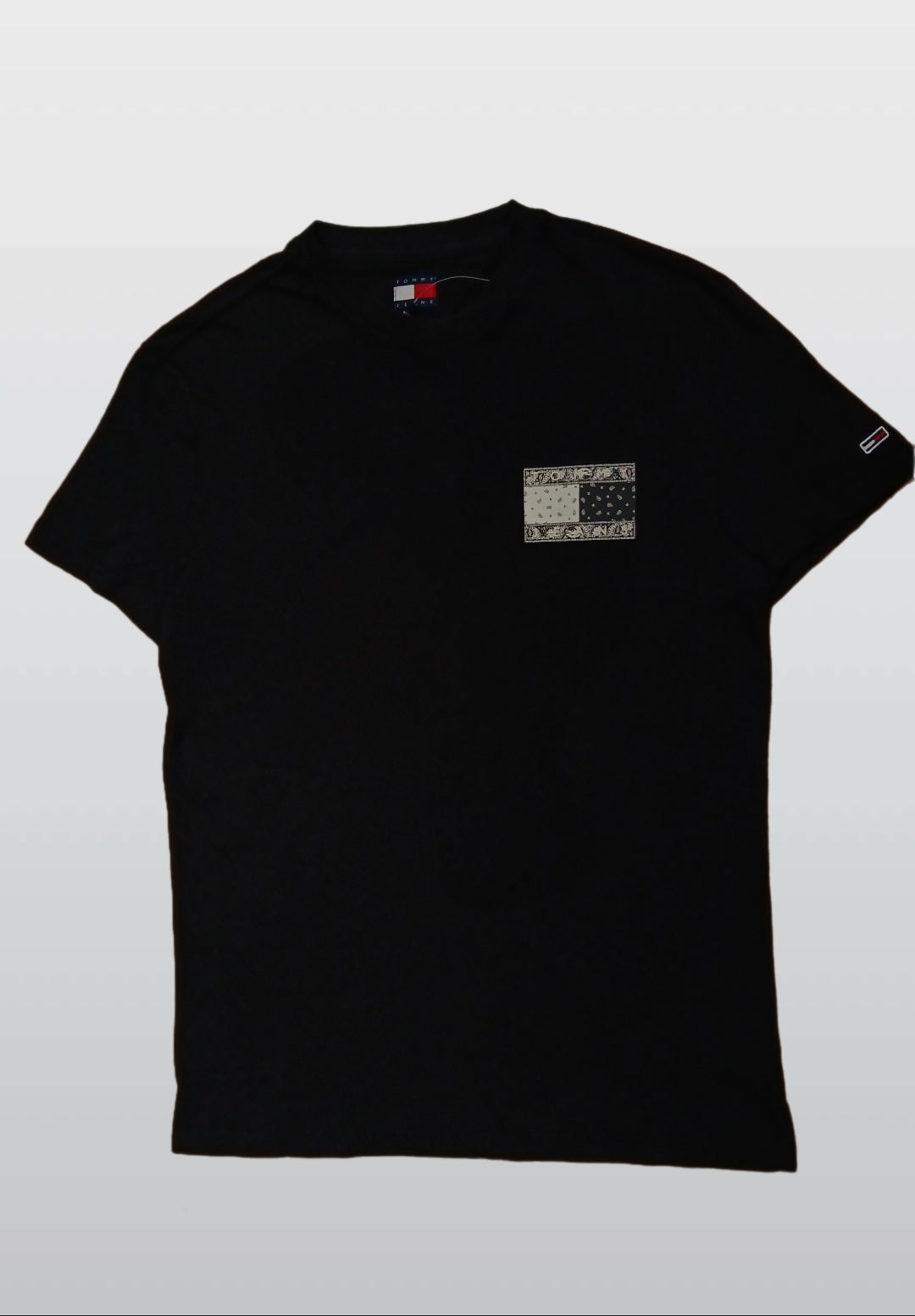 Tommy Jeans Men’s Black Cotton T-Shirt