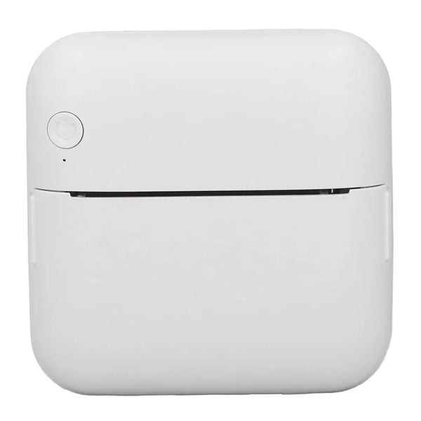 Photo Printer, Small Transparent Printer with Slide-Open Cover for Office