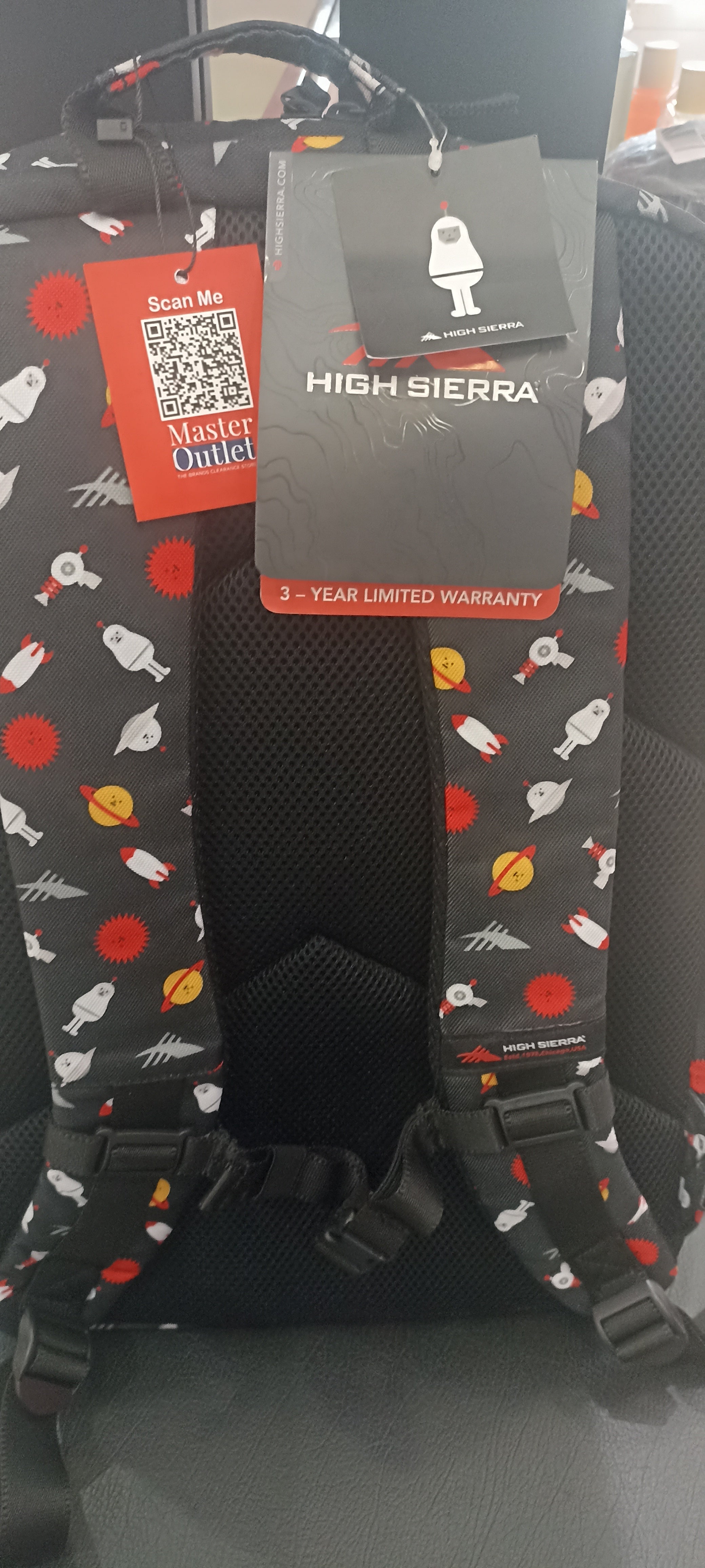 Planets and Rockets Backpack High sierra