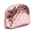 Guess Metallic Pink Quilted Cosmetic Pouch - PWBELKP0270 - ROG