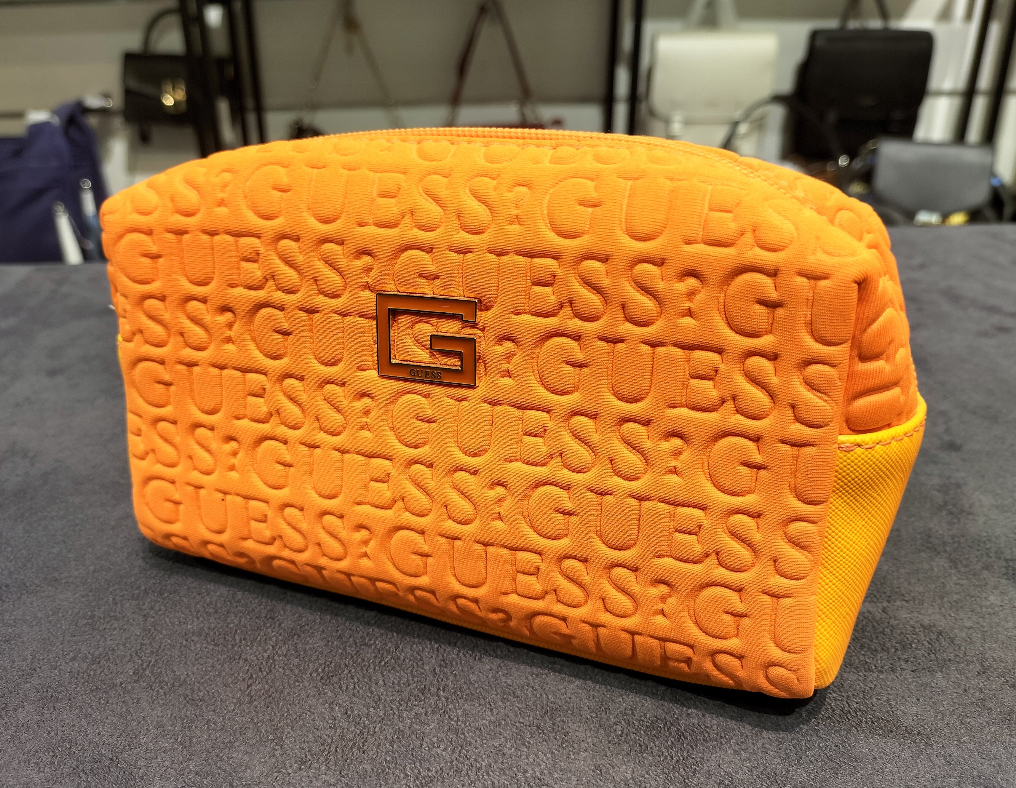 Guess Orange Cosmetic Bag - PWCARIP0214 - ORA