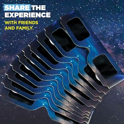 Solar Eclipse Glasses AAS Approved 2024 (10 Pack) CE and ISO Certified Safe Shades for Direct Sun Viewing