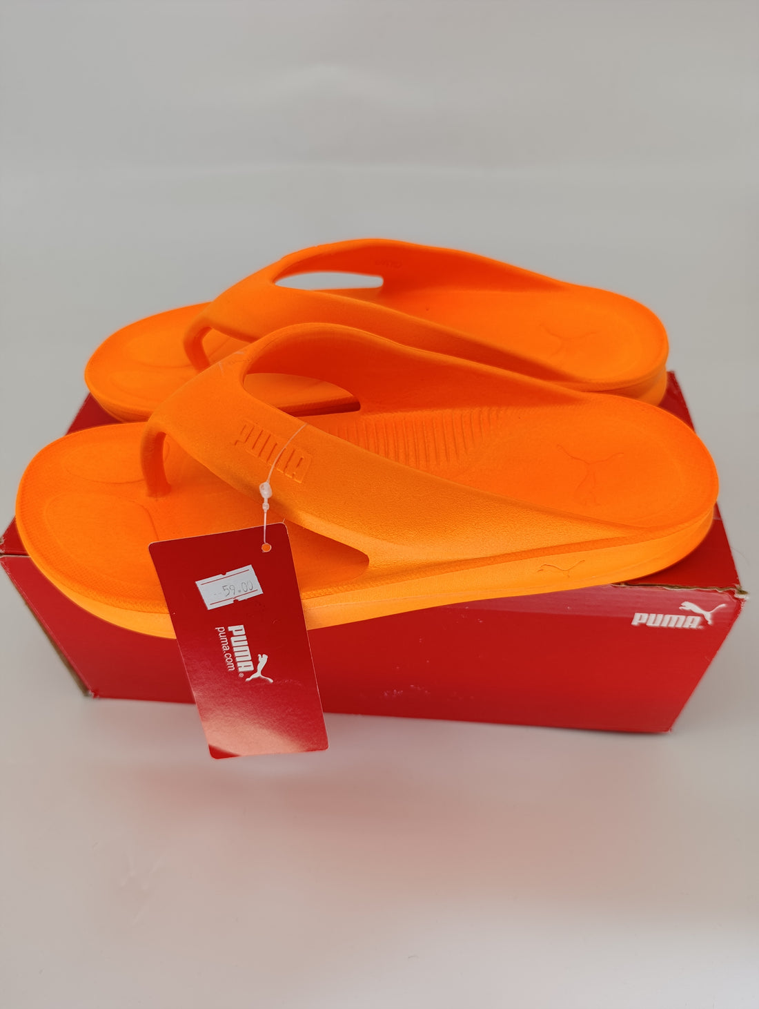 PUMA Wave Flip RES MAN Flip Flops (NEON Orange)