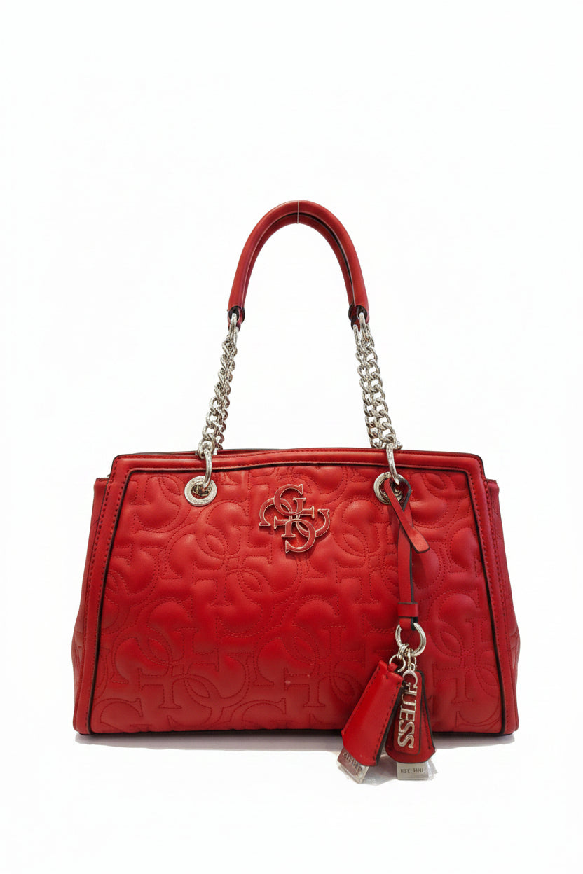 GUESS WOMENS HANDBAG RED VG747509