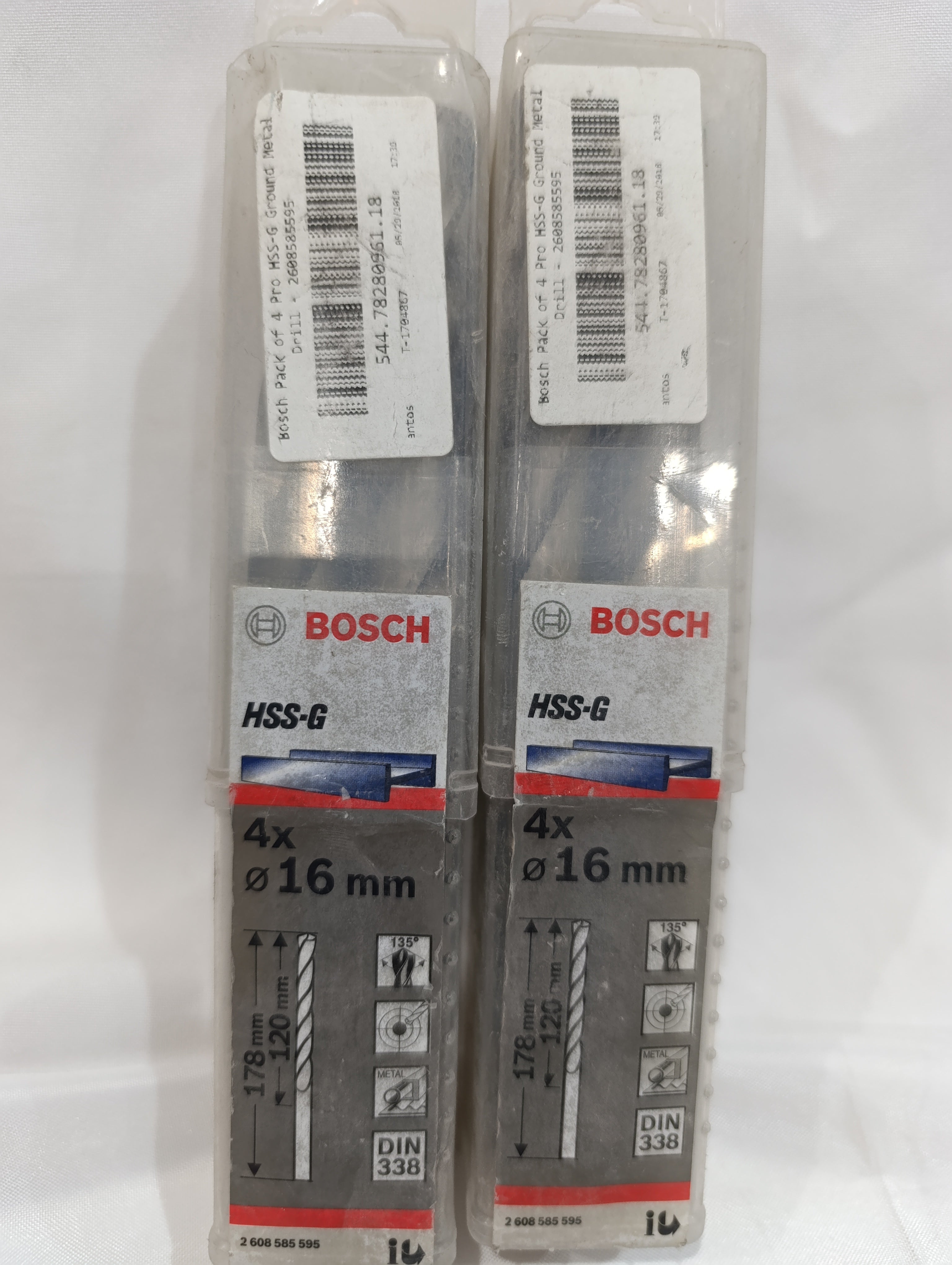 BOSCH HSS-G Metal drill bits 4X ¢16 mm