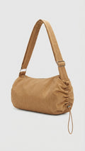 Soft bag Nylon Shoulder Bag honey brown for women xkbfq4118