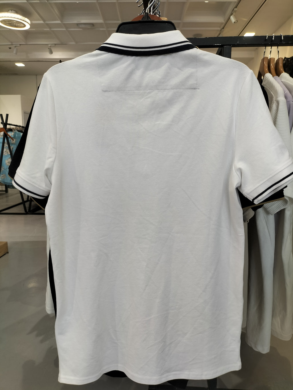 Guess Slim Fit White Polo T-Shirt – M1RP60K7O61