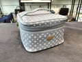 DKNY Square Traincase Blue Grey Storage Bag Cosmetic Bag DA050LG0