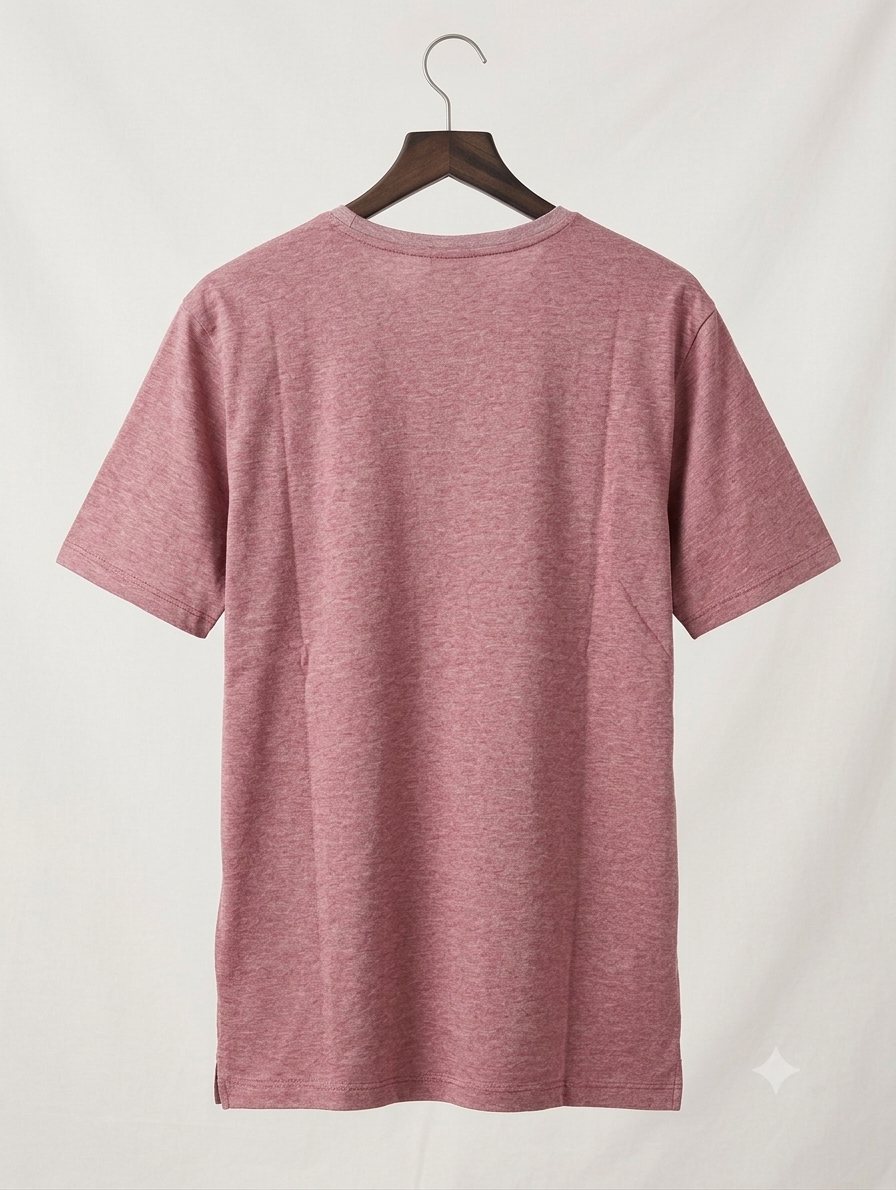 Diesel Men's Heather Pink Small-Logo T-Shirt