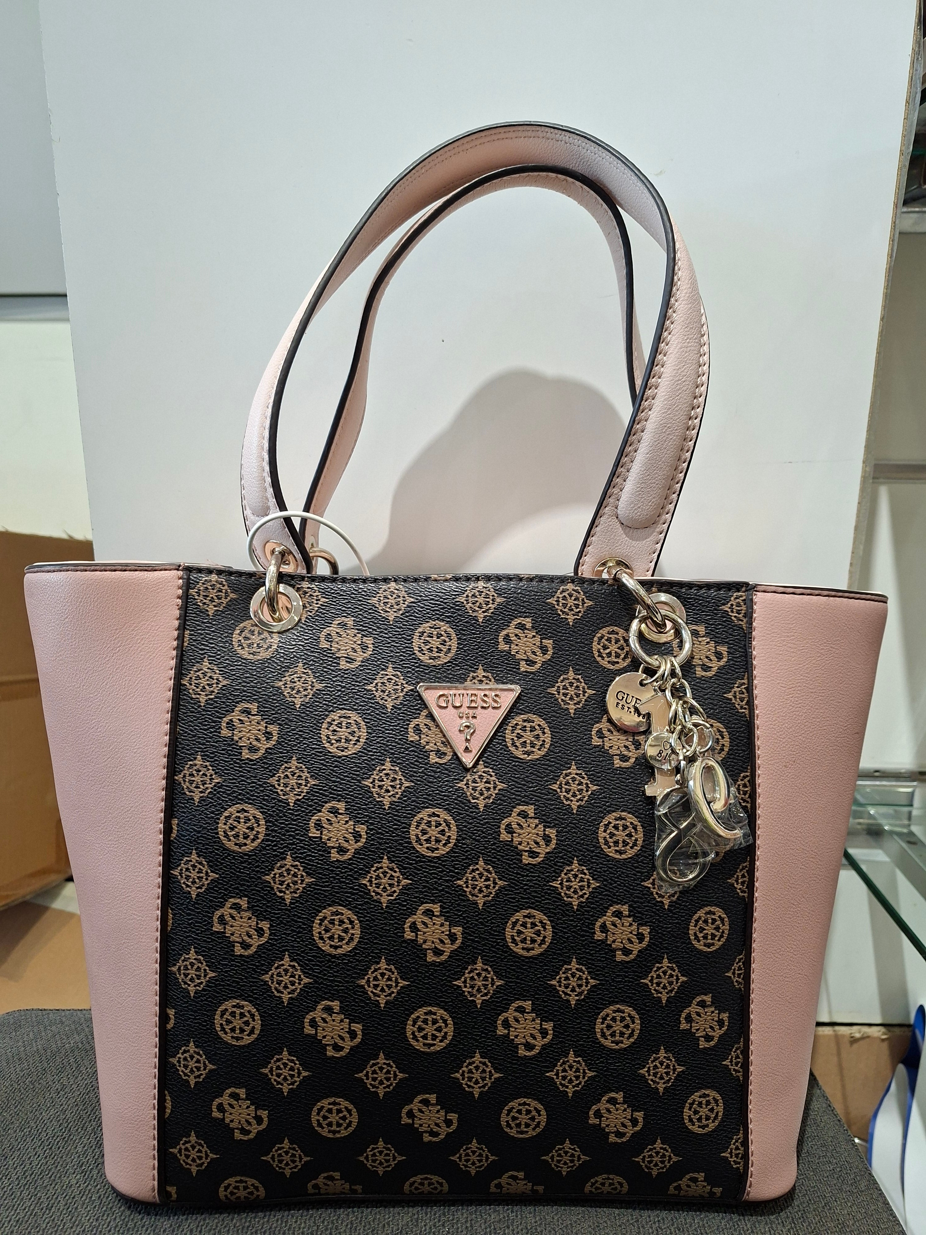 GUESS WOMENS HANDBAG BROWN BLUSH SE669123