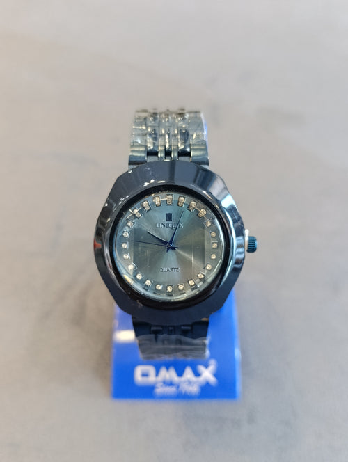 Quartz UNIQUE Mettalic Blue Women Watch