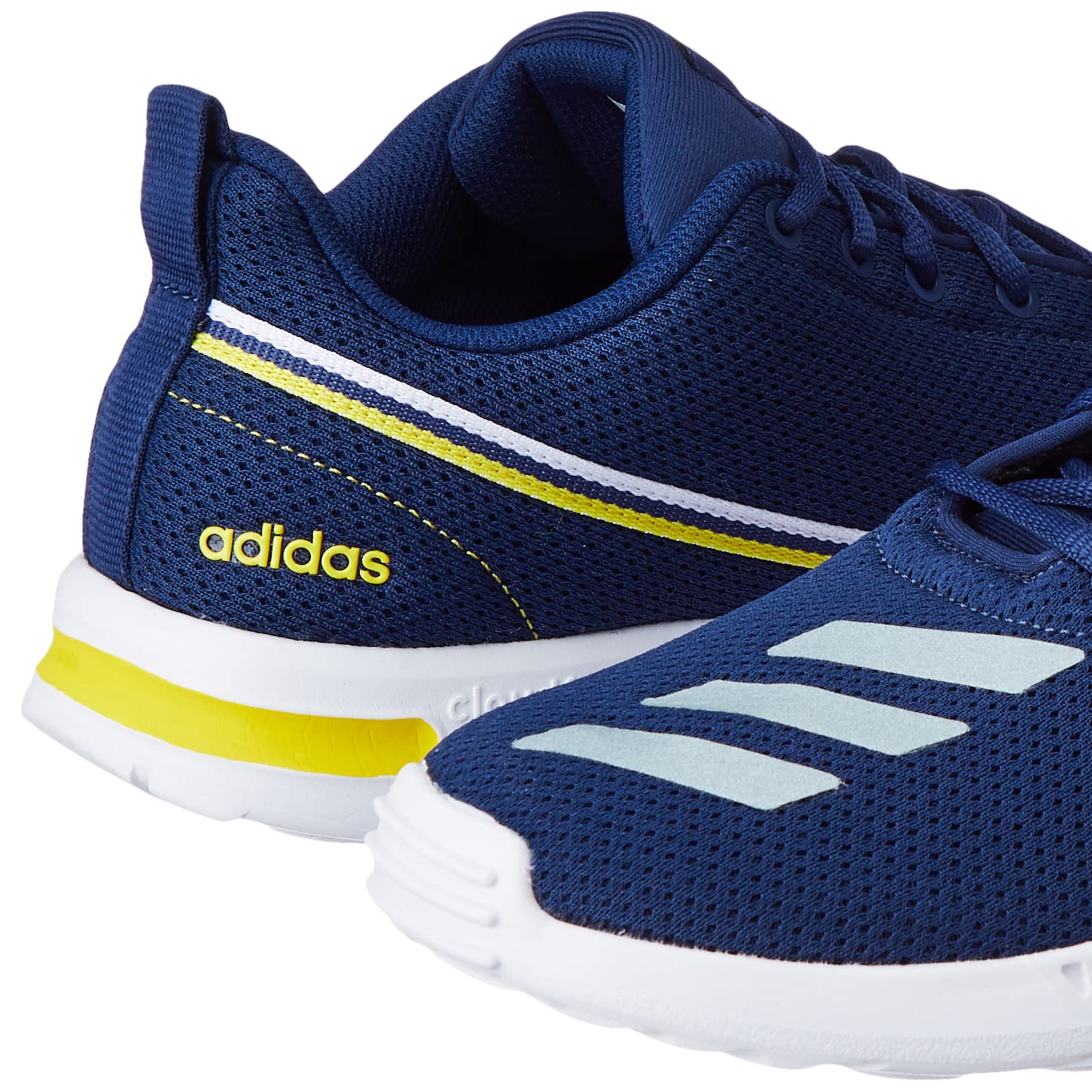 Adidas Men's WideWalk Training & Running Shoes 'Navy/Solar Yellow' - [IQ9192]