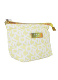 DKNY Yellow And White Cosmetics Bag Storage Bag DA070SKI